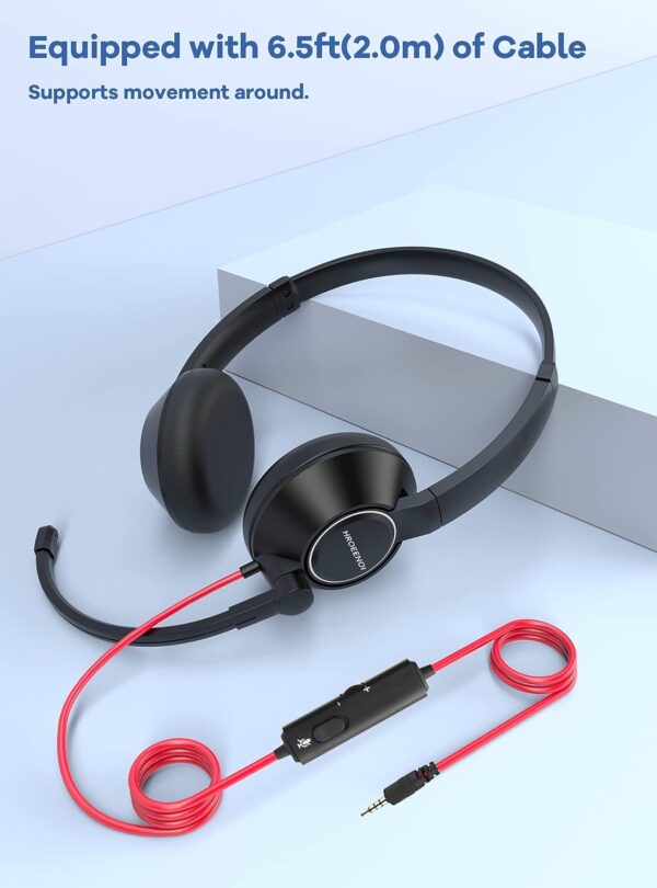 HROEENOI WRHW05 Auriculares de 3,5 mm con micrófono