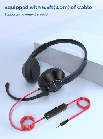 HROEENOI WRHW05 Auriculares de 3,5 mm con micrófono